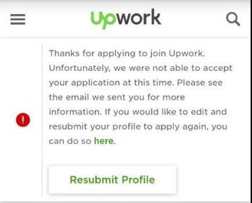 di reject upwork